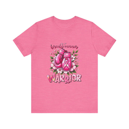 Breast Cancer Warrior Breast Cancer Awareness Unisex Jersey Short Sleeve Tee