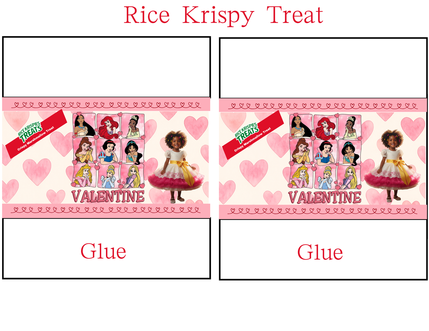 Disney-Themed Valentine’s Day Party Favor Template – Editable Printable