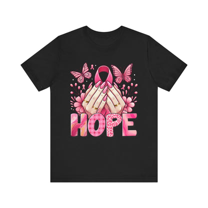 Hope Breast Cancer Awareness Unisex Jersey Short Sleeve Tee