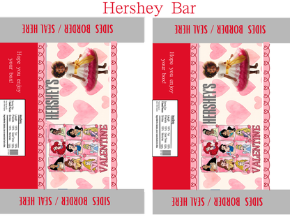 Disney-Themed Valentine’s Day Party Favor Template – Editable Printable