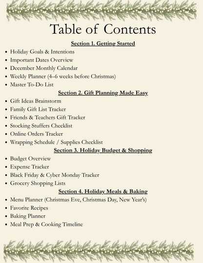 Ultimate Christmas Planner for Busy Moms – Holiday Organization Printable, Gift Tracker, Meal Planner, Budget Sheets + MRR/PLR Rights (Instant Download)