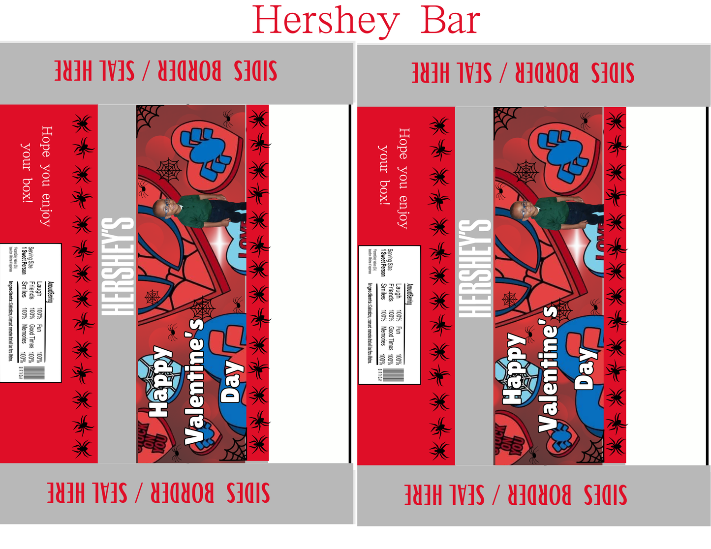 Spider Man Valentine Party Favor Templates | Editable Printable Treat Wrappers, Favor Box & Bag Bundle