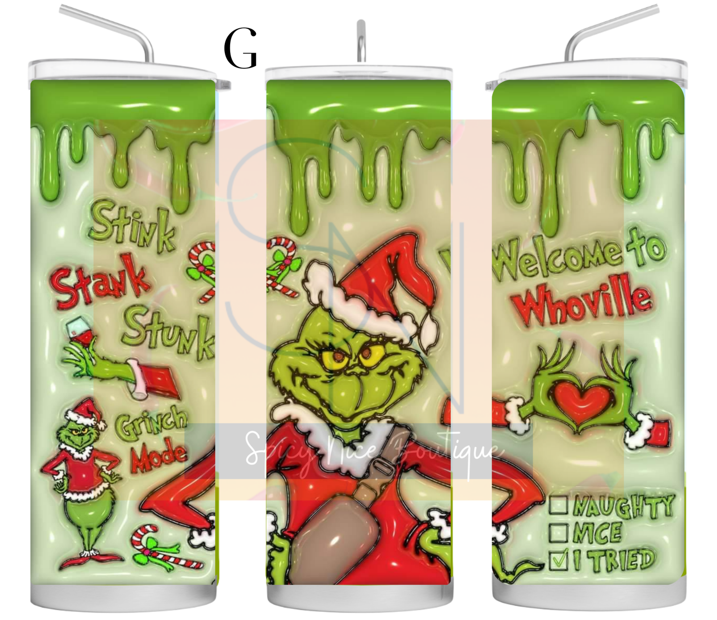 Grinch Tumblers