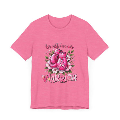 Breast Cancer Warrior Breast Cancer Awareness Unisex Jersey Short Sleeve Tee