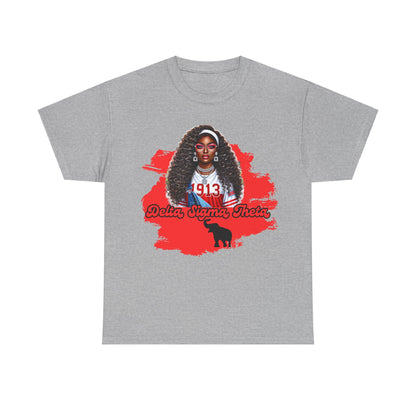 Delta Sigma Theta Unisex Heavy Cotton Tee