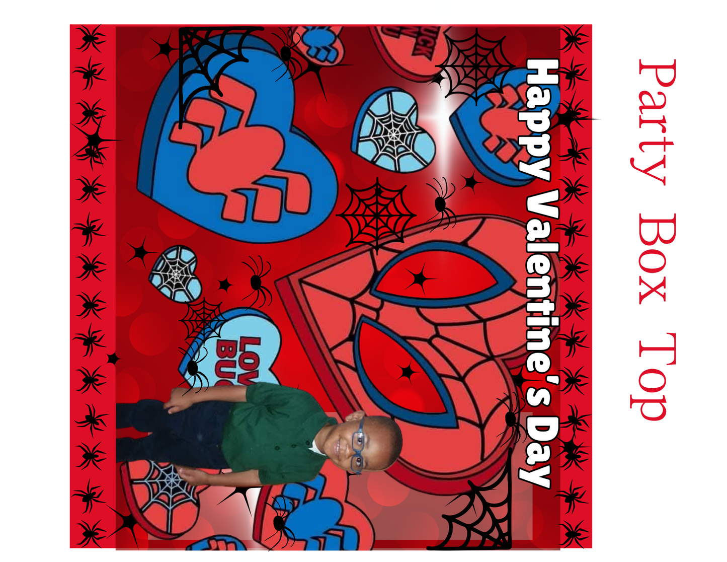 Spider Man Valentine Party Favor Templates | Editable Printable Treat Wrappers, Favor Box & Bag Bundle