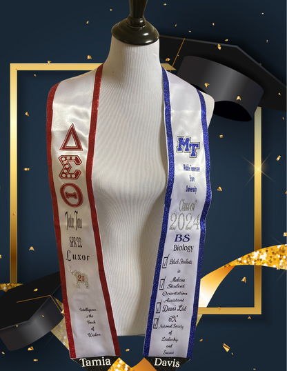 Custom HTV Graduation Stole 🎓✨
