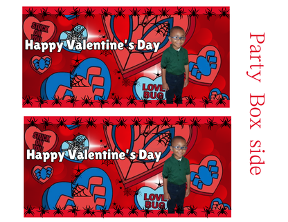 Spider Man Valentine Party Favor Templates | Editable Printable Treat Wrappers, Favor Box & Bag Bundle