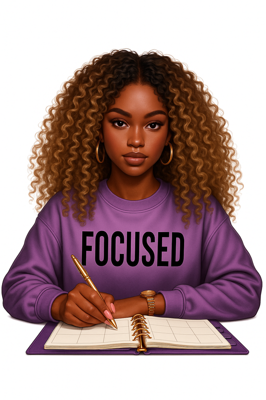 ✨ "Focused and Fierce: Digital Planner Girl Collection" ✨