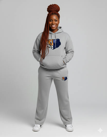 Memphis Tigers Grizzlies Sweatsuit with Open Bottom Pants