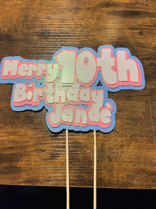 Cake/ Cupcake Toppers