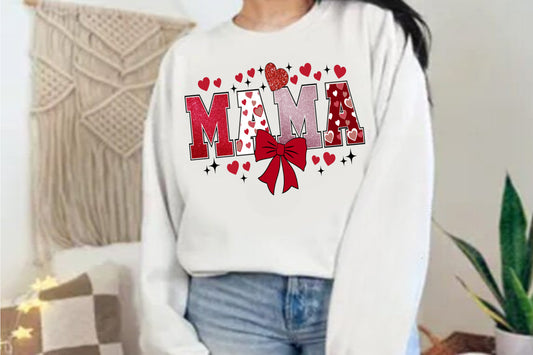 Mama Valentine's Day Sweatshirt