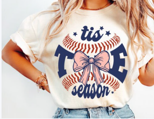 Tis the Season Baseball Tee