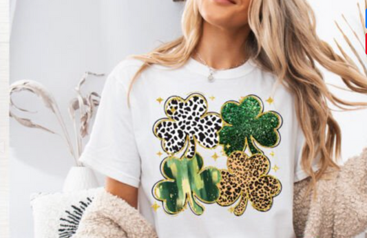 Lucky and Wild Clover Tee