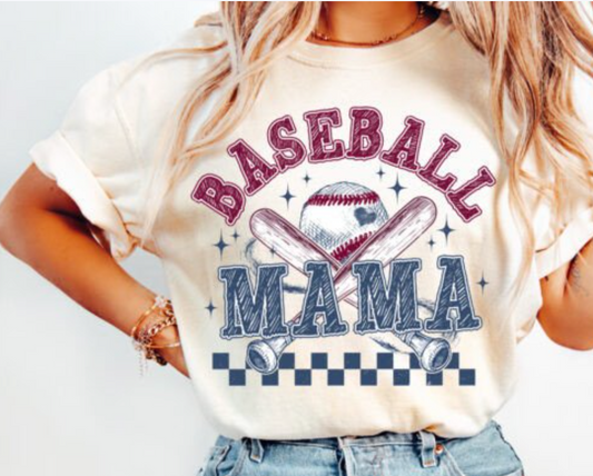 Baseball Mama Tee