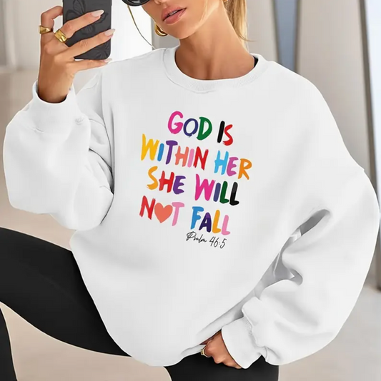 God Is Within Her, She Will Not Fail Tee