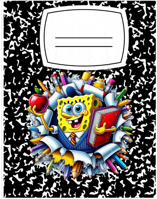 Editable Cartoon Character Notebook Covers | Customizable School & Journal Covers | Printable Digital Download