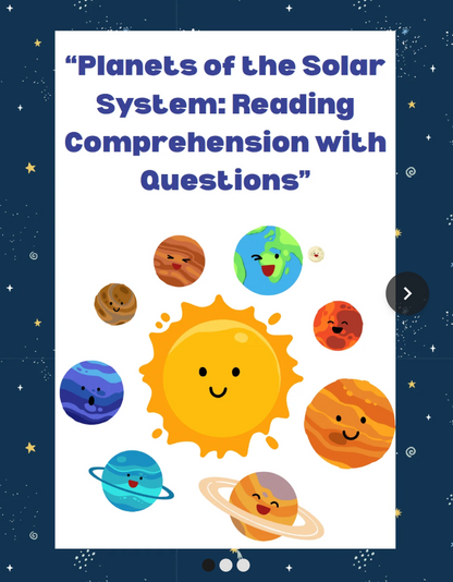 3rd Grade Solar System Unit