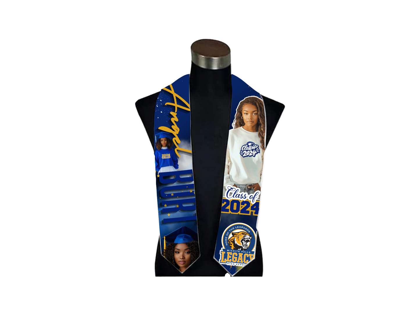 Editable Graduation Stole Mock Ups