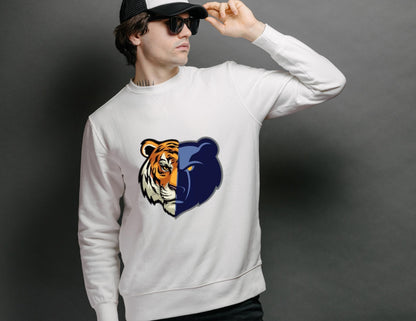 Memphis Grizzlies and Tigers Basketball Long Sleeve Tee