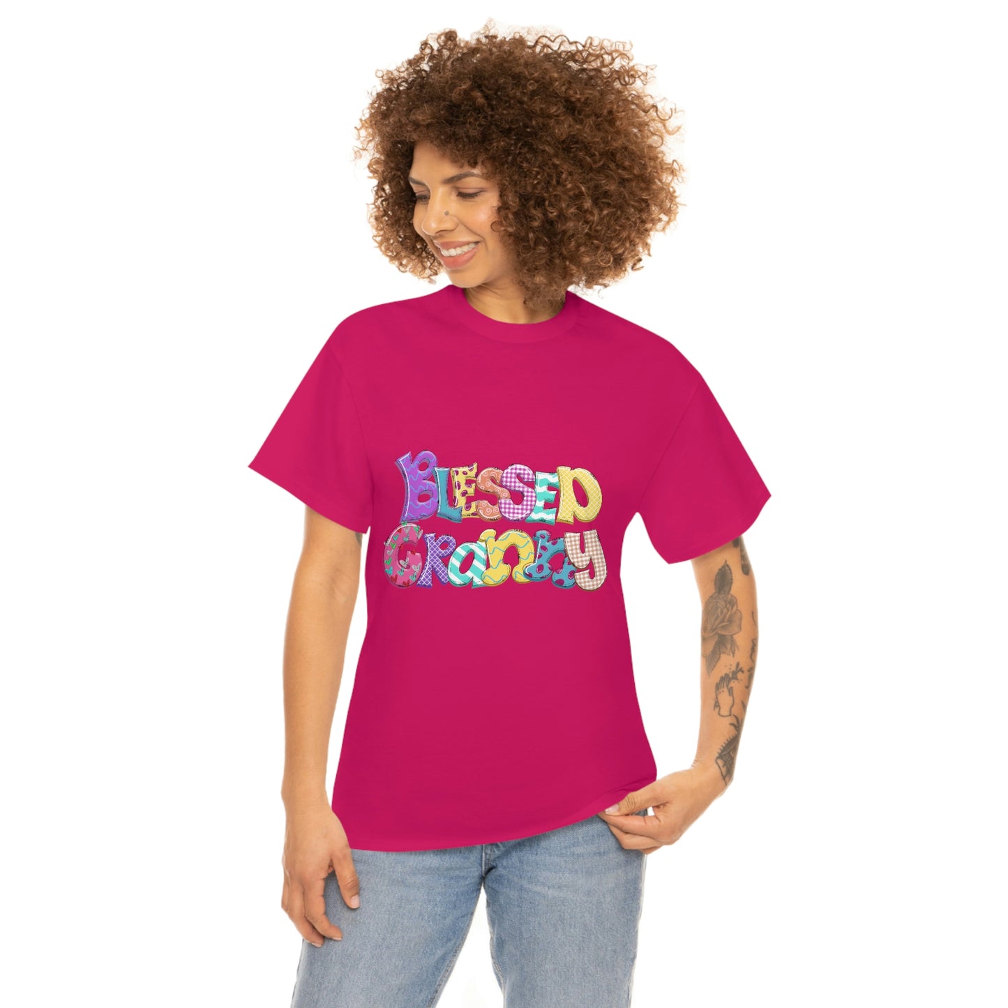 Blessed Granny Unisex Heavy Cotton Tee