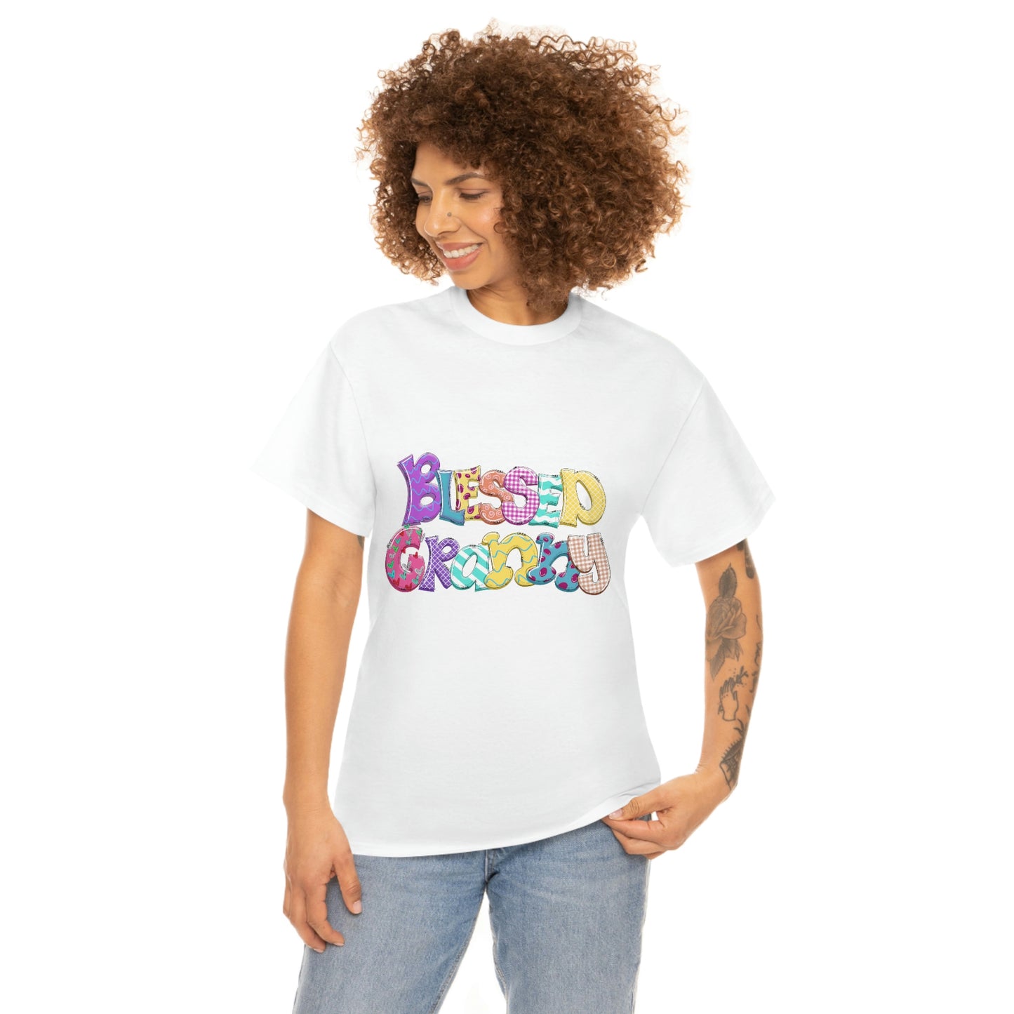 Blessed Granny Unisex Heavy Cotton Tee