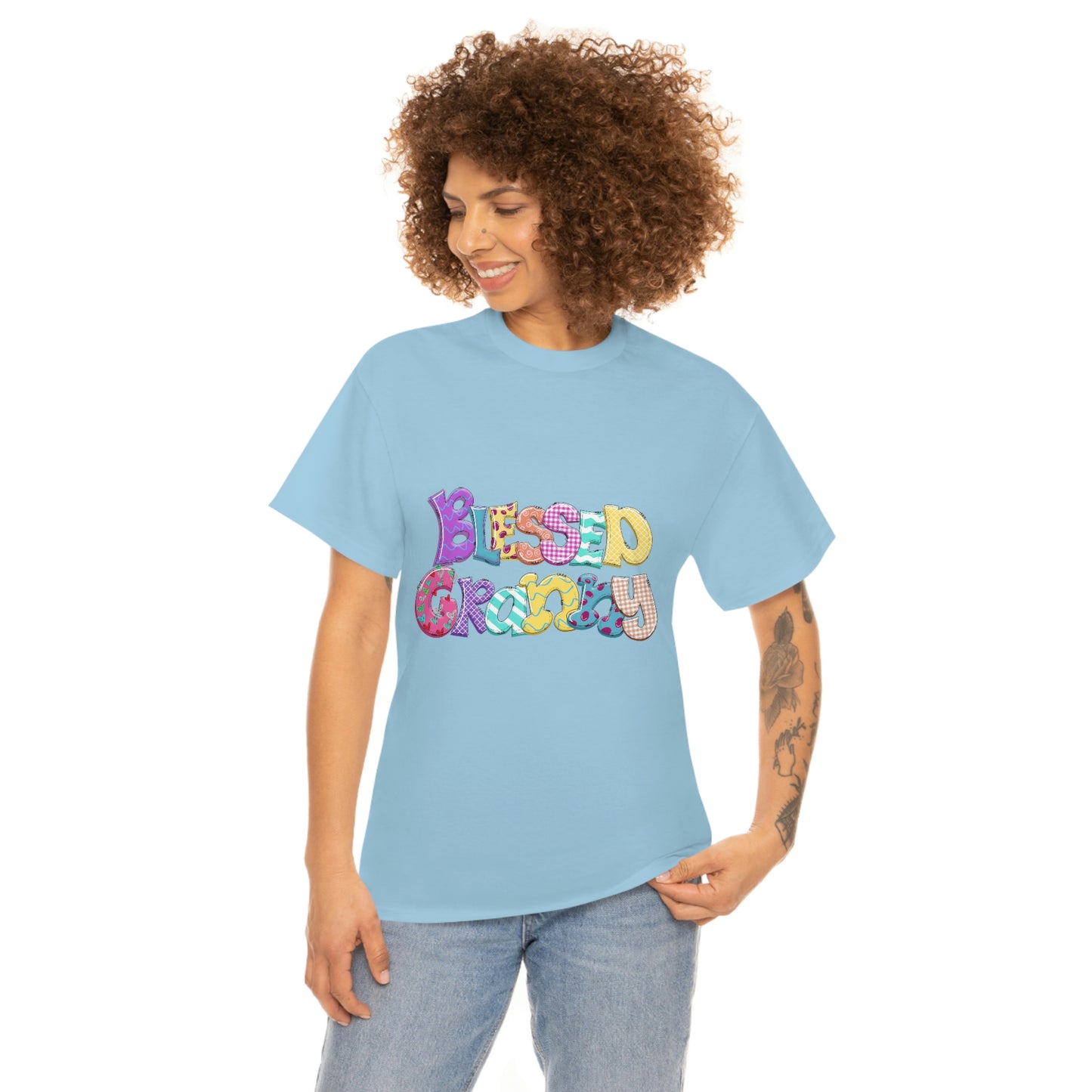 Blessed Granny Unisex Heavy Cotton Tee