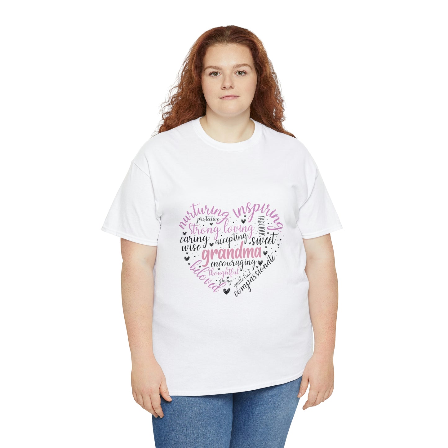 Grandma Heart  Unisex Heavy Cotton Tee