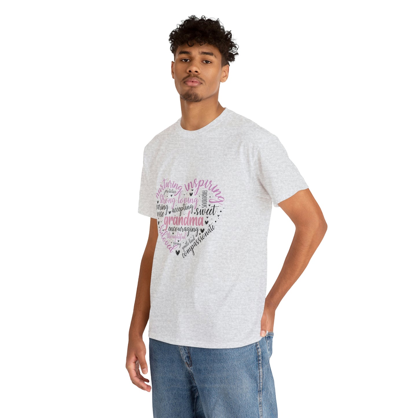 Grandma Heart  Unisex Heavy Cotton Tee