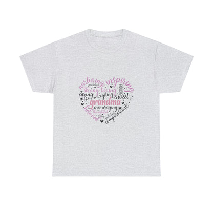 Grandma Heart  Unisex Heavy Cotton Tee