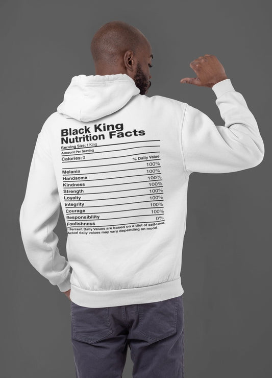 Black King Nutrition Facts Hoodie